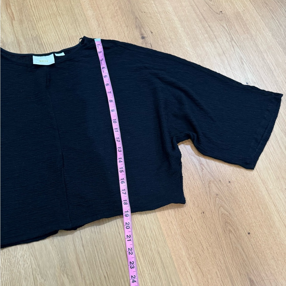 Maeve Anthropologie Claire black batwing pullover size medium - Picture 4 of 8